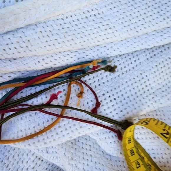 Vintage Abalone and Silk Cord Belt‎ M/L - Picture 7 of 11